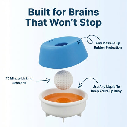 LickCalm™ Paced Lick System for High-Energy Dogs